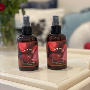 WEN Fall Plum Pear Hair Mist Bundle of 2